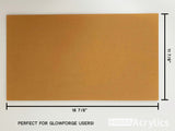 Cast Acrylic - 4MM 12x19" Glossy Clear
