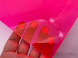 Cast Acrylic - Fluorescent Red 9095