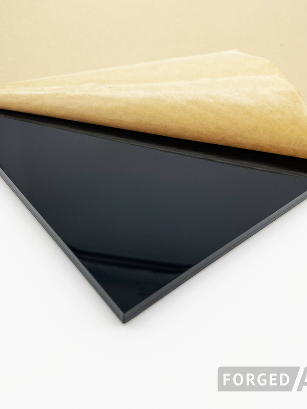 Kydex T Sheet Calcutta Black, P1 Texture, 1/8 Thick x 12 Wide x 24  Length